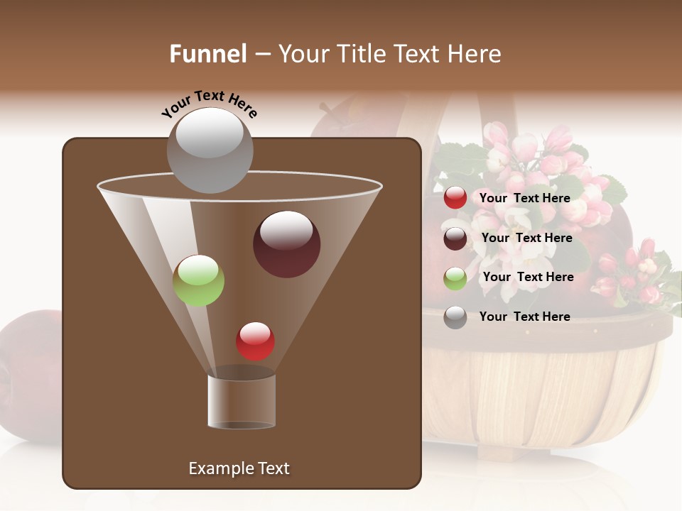 Flower White Spring PowerPoint Template