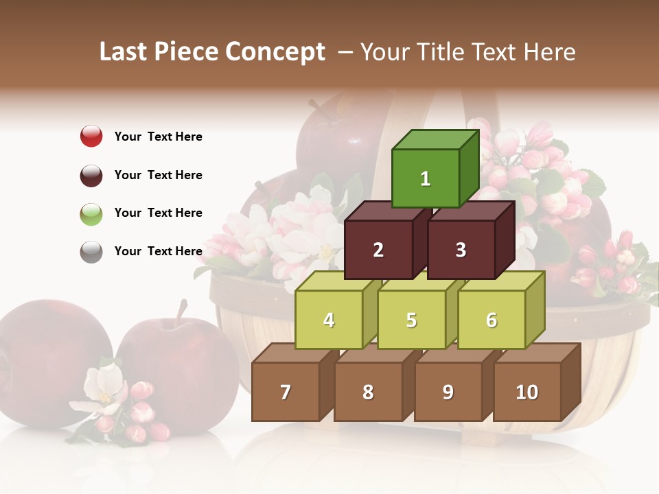 Flower White Spring PowerPoint Template