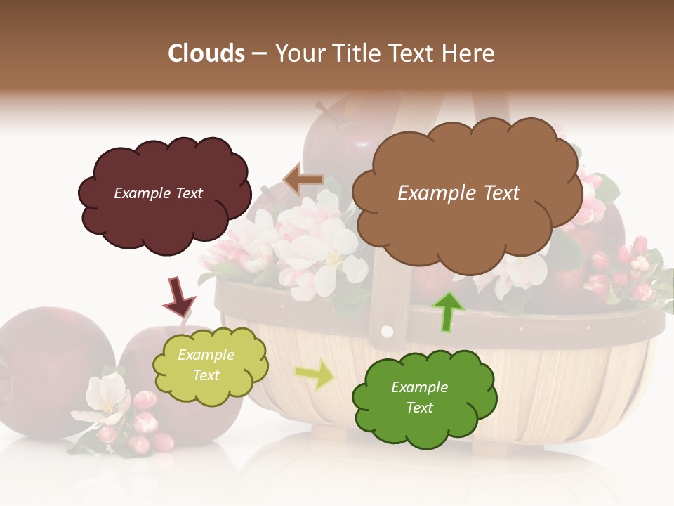 Flower White Spring PowerPoint Template