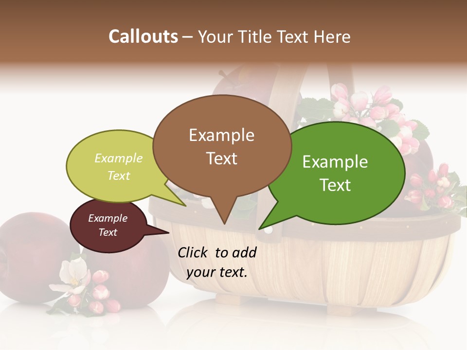 Flower White Spring PowerPoint Template