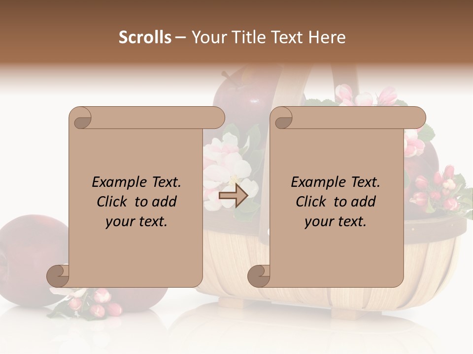 Flower White Spring PowerPoint Template