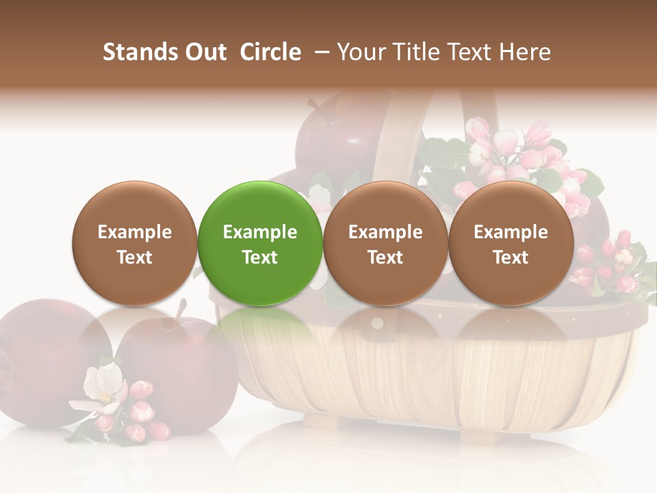 Flower White Spring PowerPoint Template