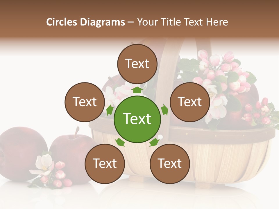 Flower White Spring PowerPoint Template