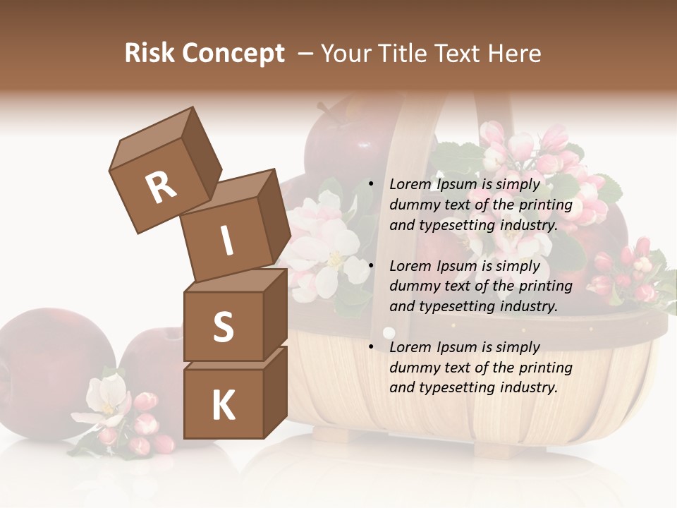 Flower White Spring PowerPoint Template