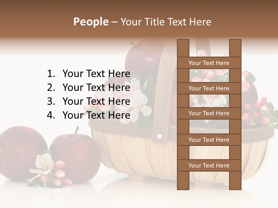 Flower White Spring PowerPoint Template