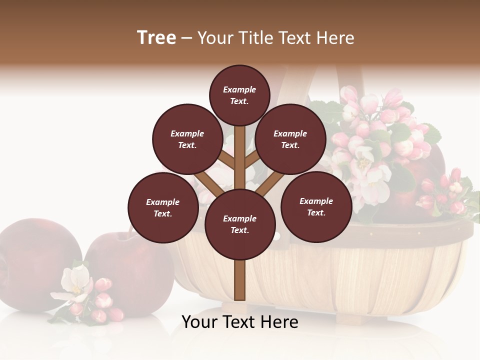 Flower White Spring PowerPoint Template