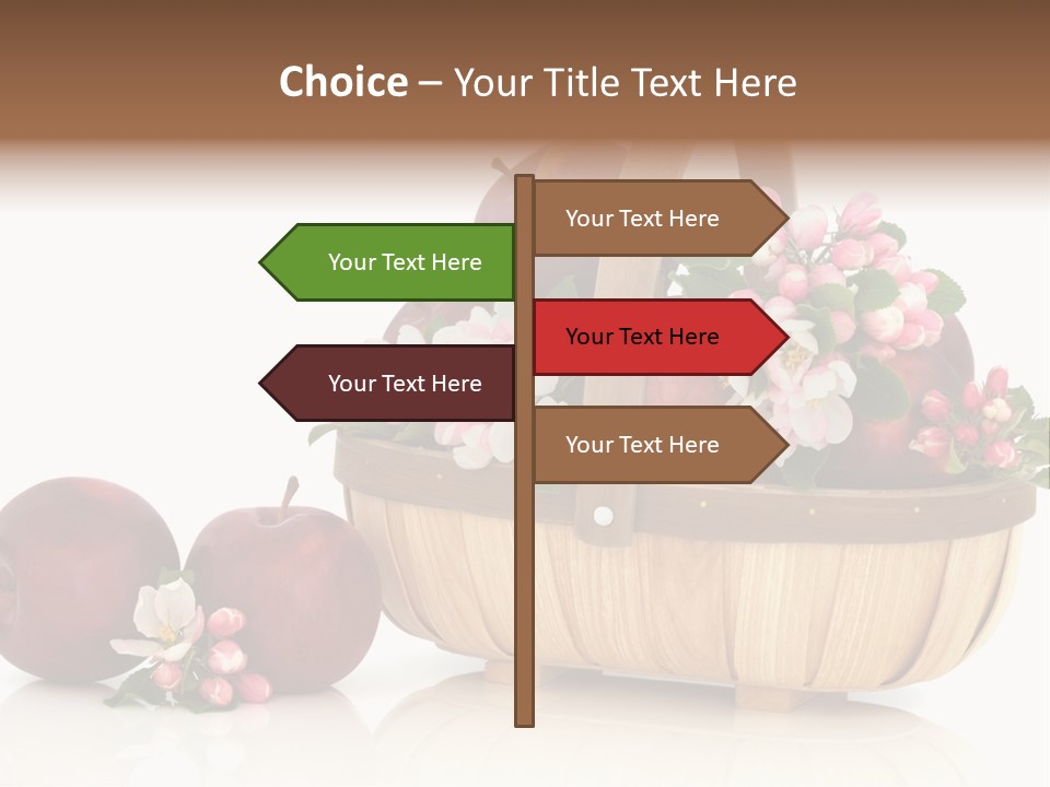 Flower White Spring PowerPoint Template