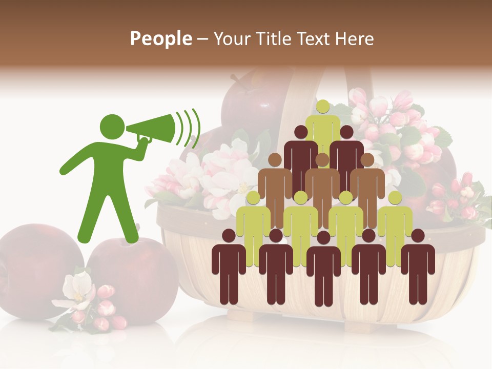 Flower White Spring PowerPoint Template