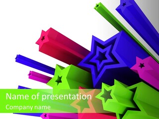 Fun Style Cover PowerPoint Template