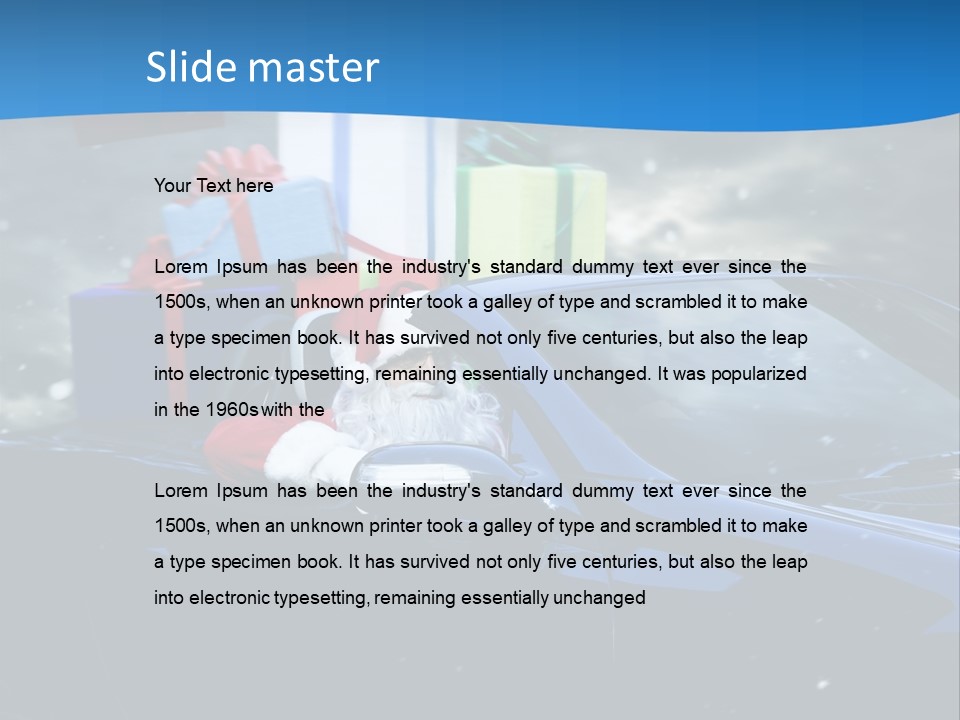 Communication Team Chair PowerPoint Template