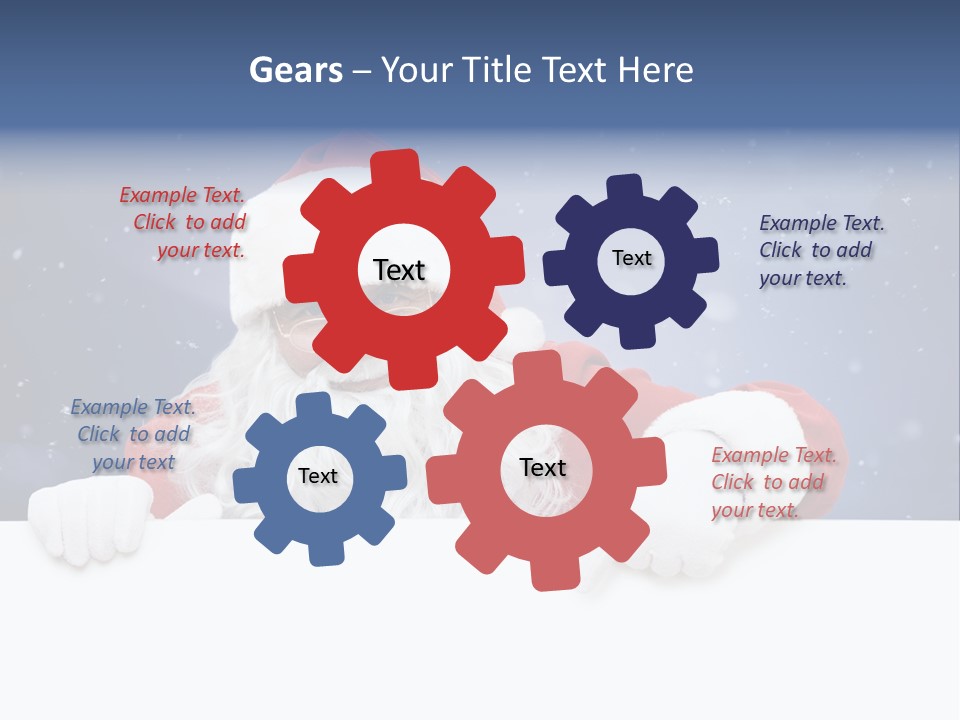 Teamwork Toon Humor PowerPoint Template