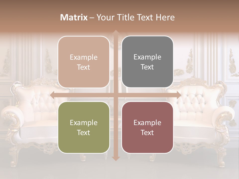 Vegetable Antique Column PowerPoint Template