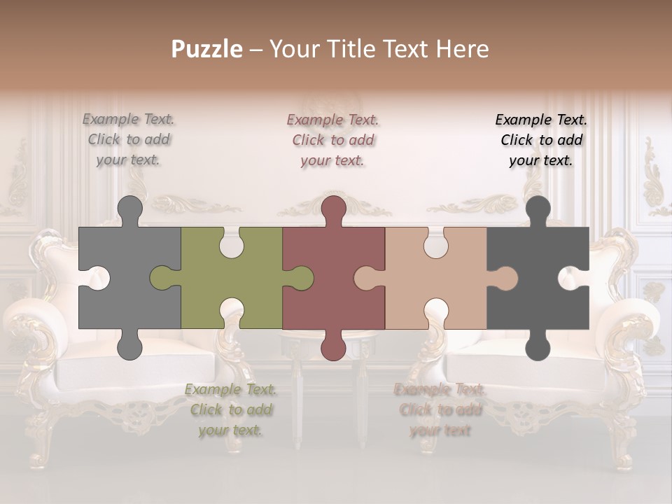 Vegetable Antique Column PowerPoint Template