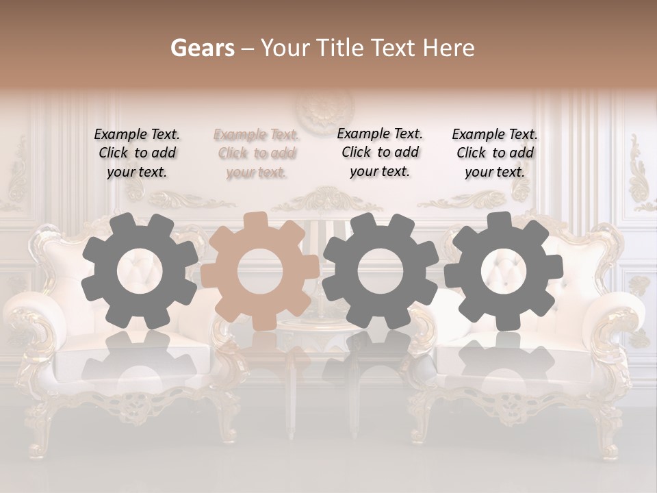 Vegetable Antique Column PowerPoint Template