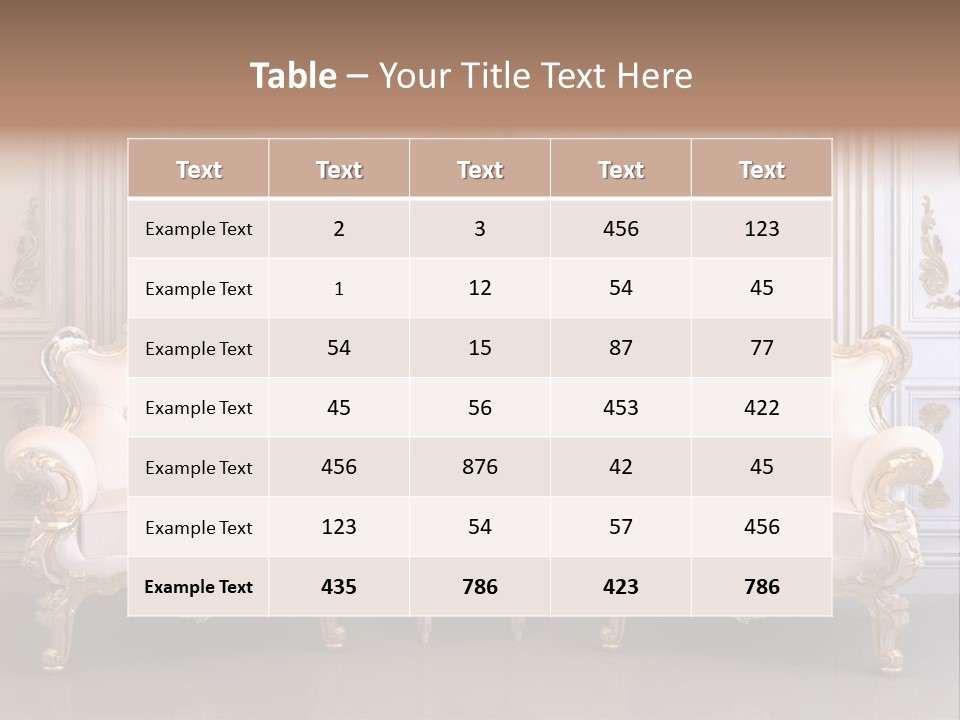 Vegetable Antique Column PowerPoint Template