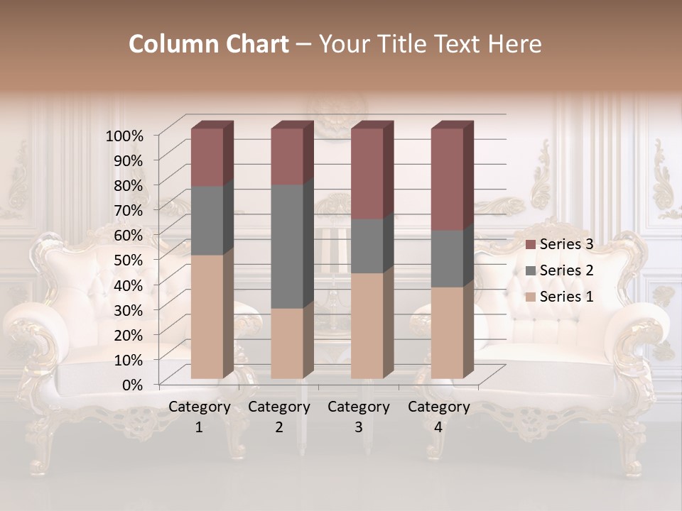 Vegetable Antique Column PowerPoint Template