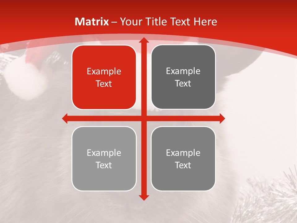 Bunny Pet Christmas PowerPoint Template