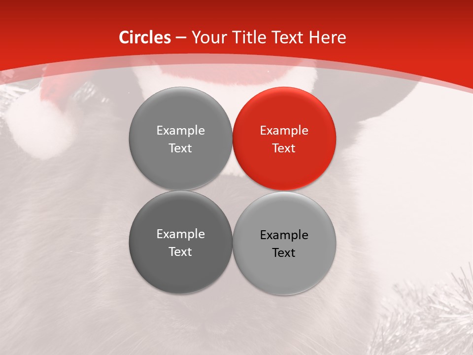 Bunny Pet Christmas PowerPoint Template