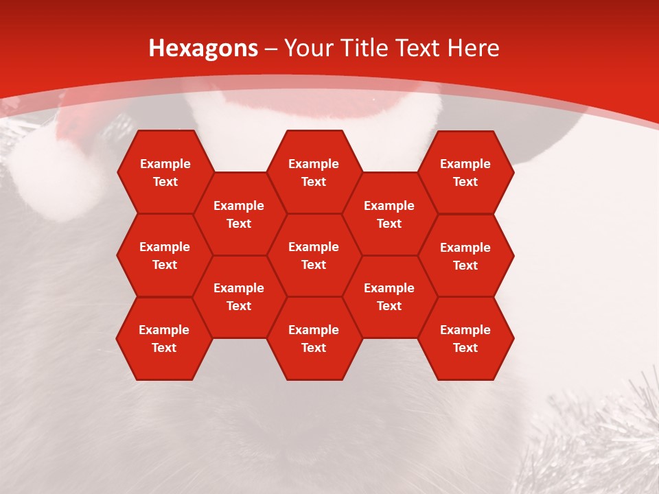 Bunny Pet Christmas PowerPoint Template