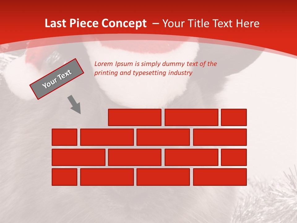Bunny Pet Christmas PowerPoint Template
