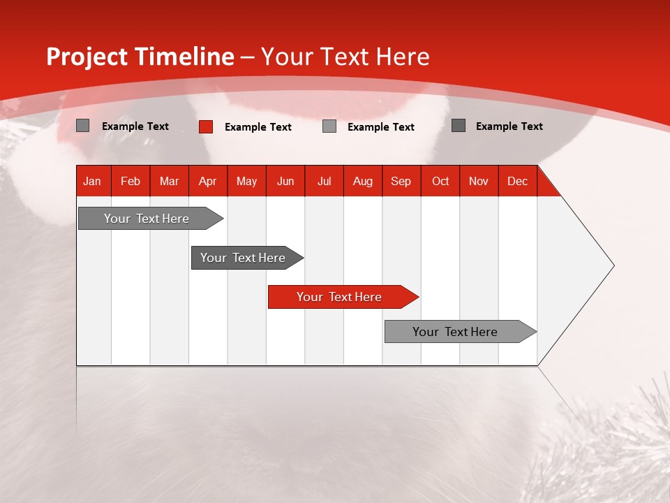 Bunny Pet Christmas PowerPoint Template