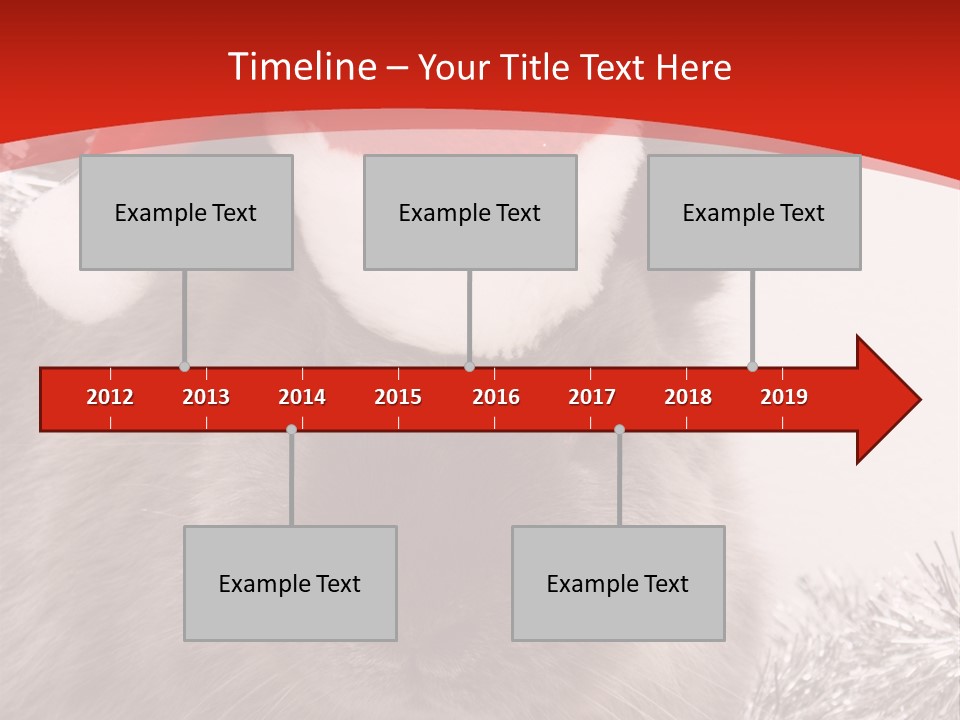 Bunny Pet Christmas PowerPoint Template