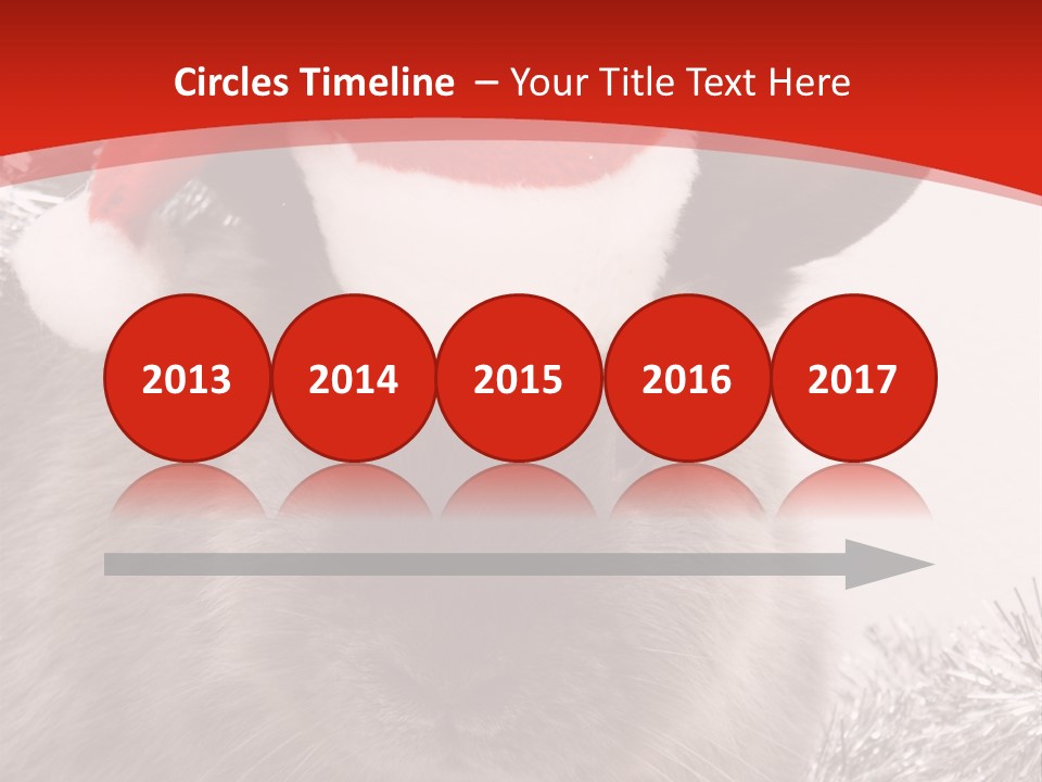 Bunny Pet Christmas PowerPoint Template