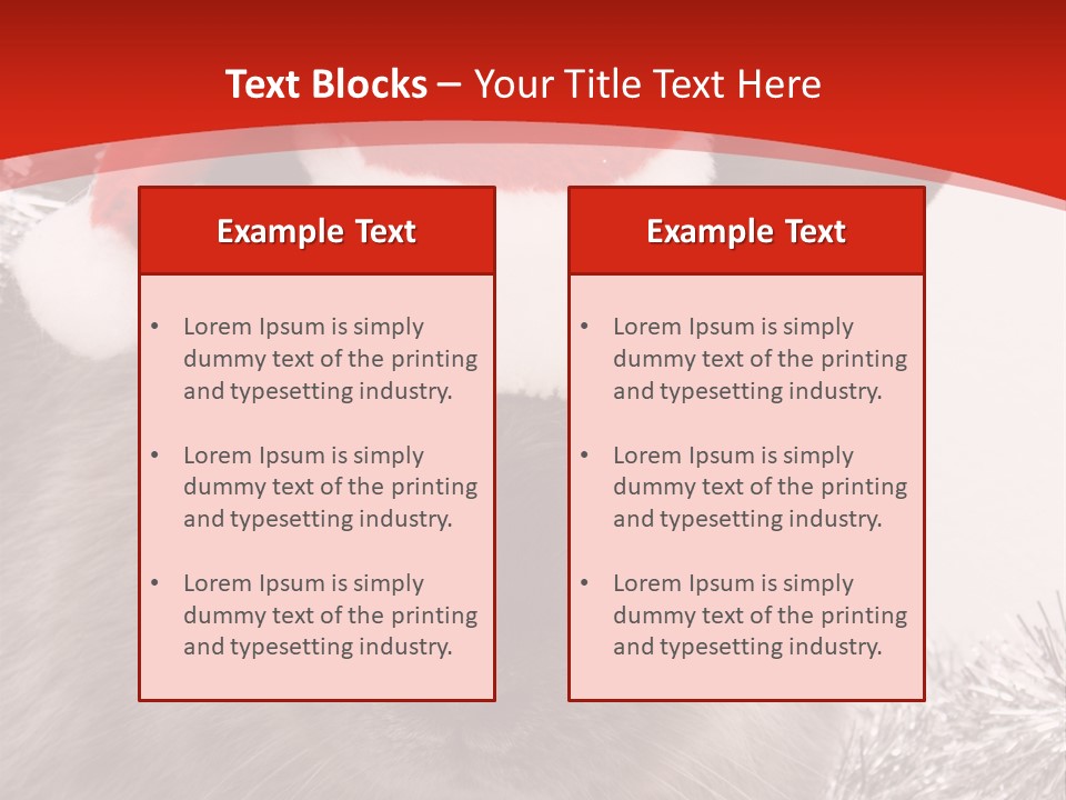 Bunny Pet Christmas PowerPoint Template