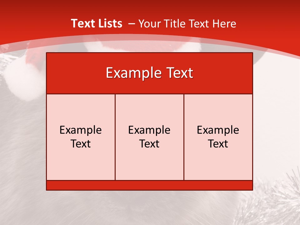 Bunny Pet Christmas PowerPoint Template