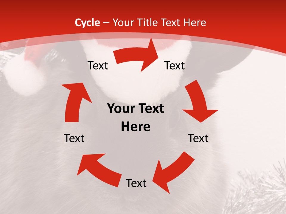 Bunny Pet Christmas PowerPoint Template