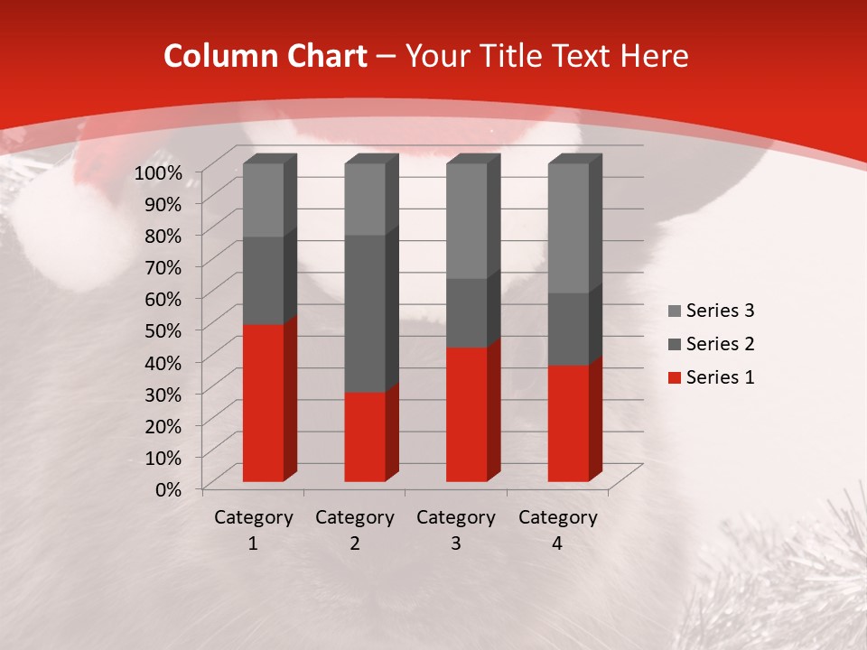 Bunny Pet Christmas PowerPoint Template