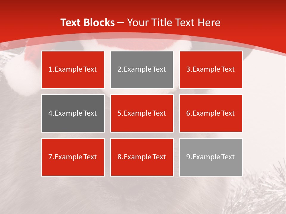 Bunny Pet Christmas PowerPoint Template