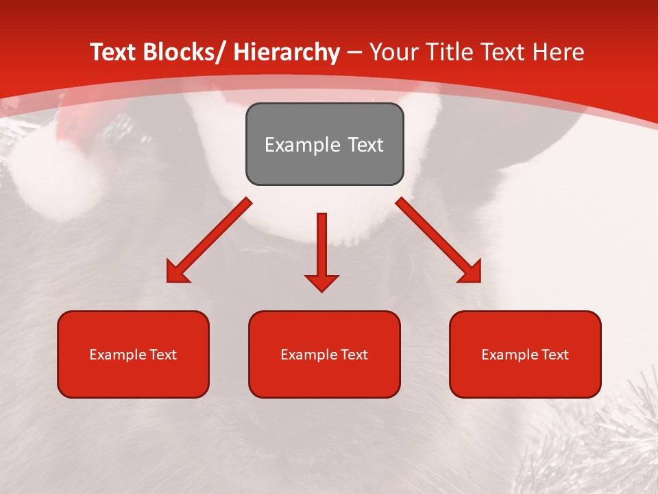 Bunny Pet Christmas PowerPoint Template