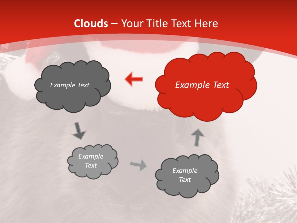 Bunny Pet Christmas PowerPoint Template