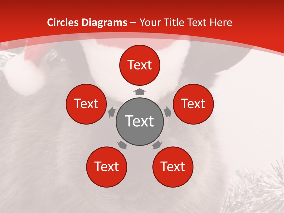 Bunny Pet Christmas PowerPoint Template