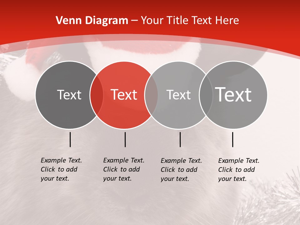 Bunny Pet Christmas PowerPoint Template