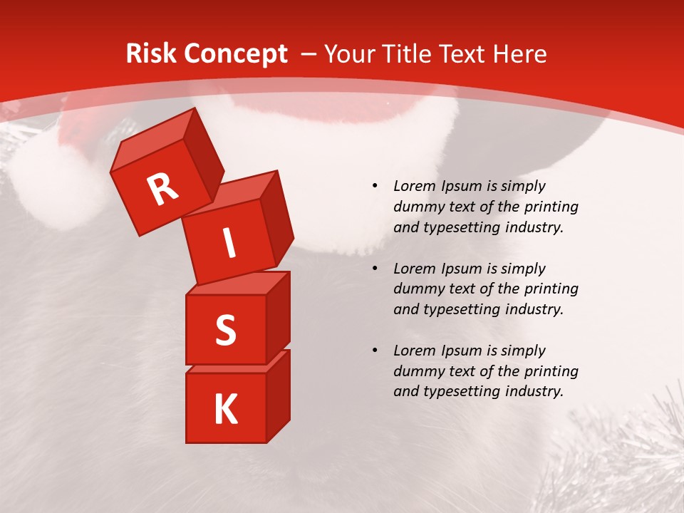 Bunny Pet Christmas PowerPoint Template