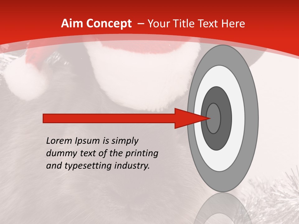 Bunny Pet Christmas PowerPoint Template