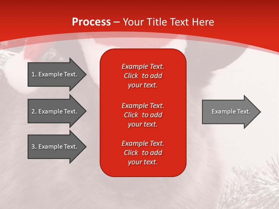 Bunny Pet Christmas PowerPoint Template