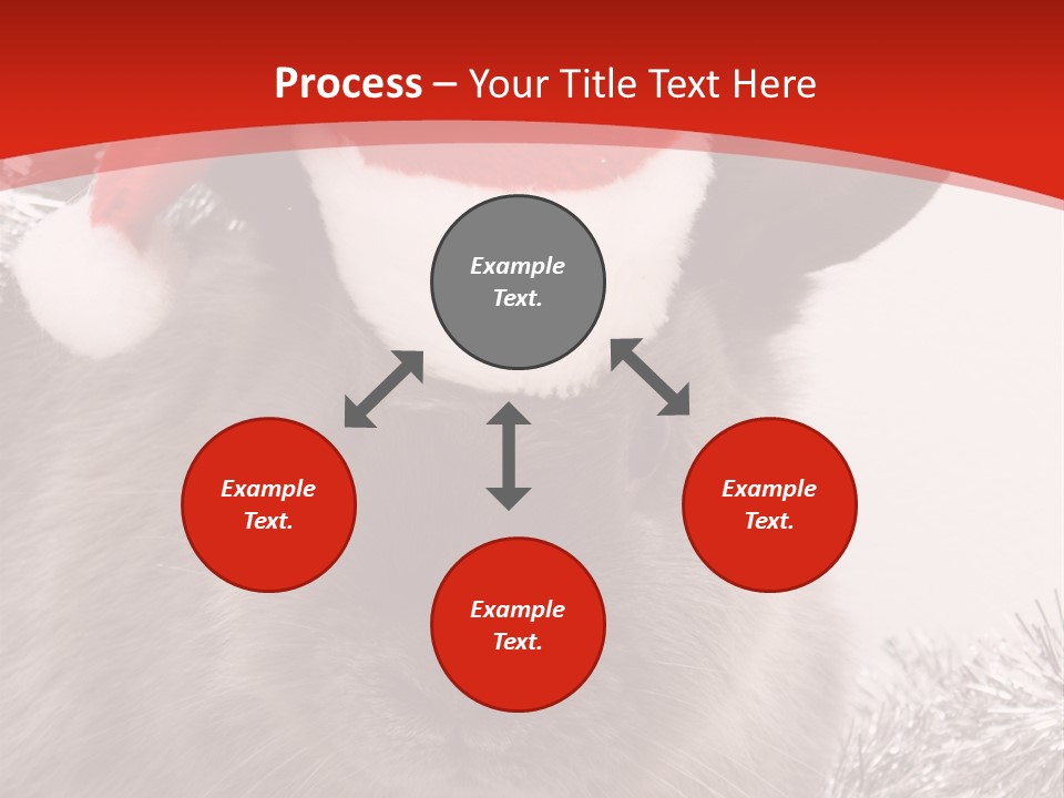 Bunny Pet Christmas PowerPoint Template