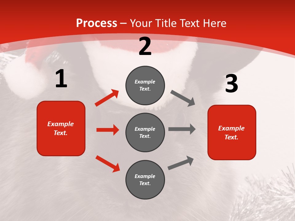 Bunny Pet Christmas PowerPoint Template