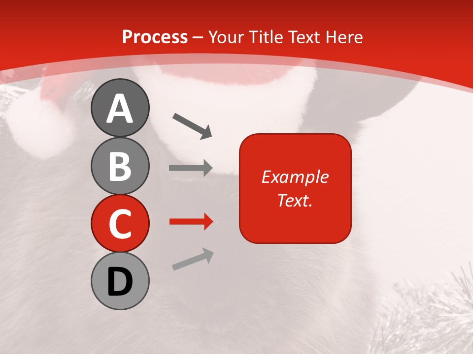 Bunny Pet Christmas PowerPoint Template