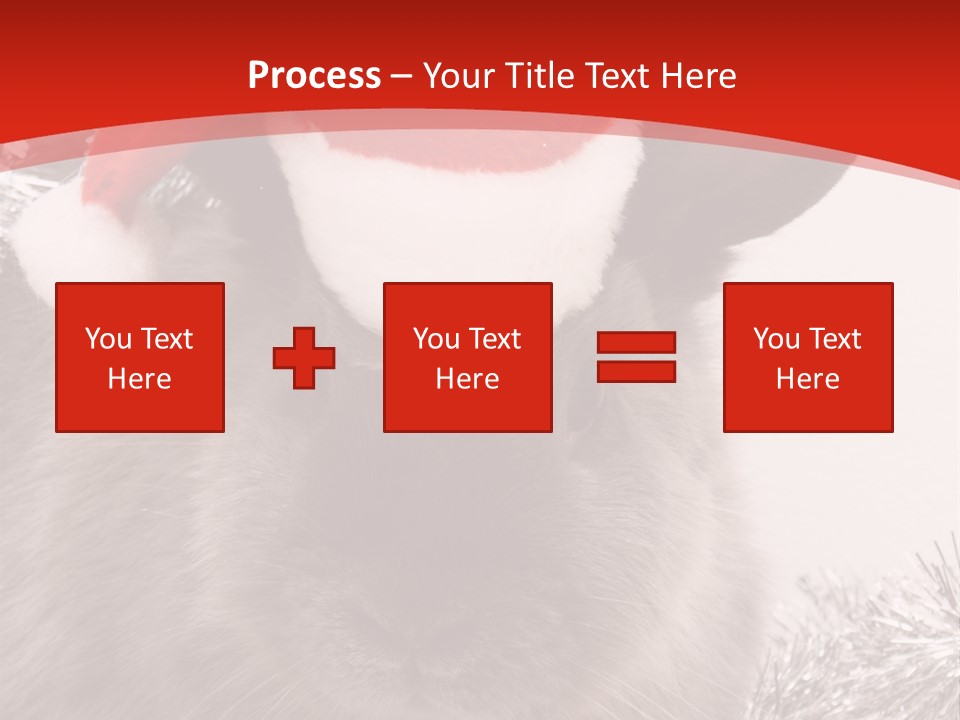 Bunny Pet Christmas PowerPoint Template