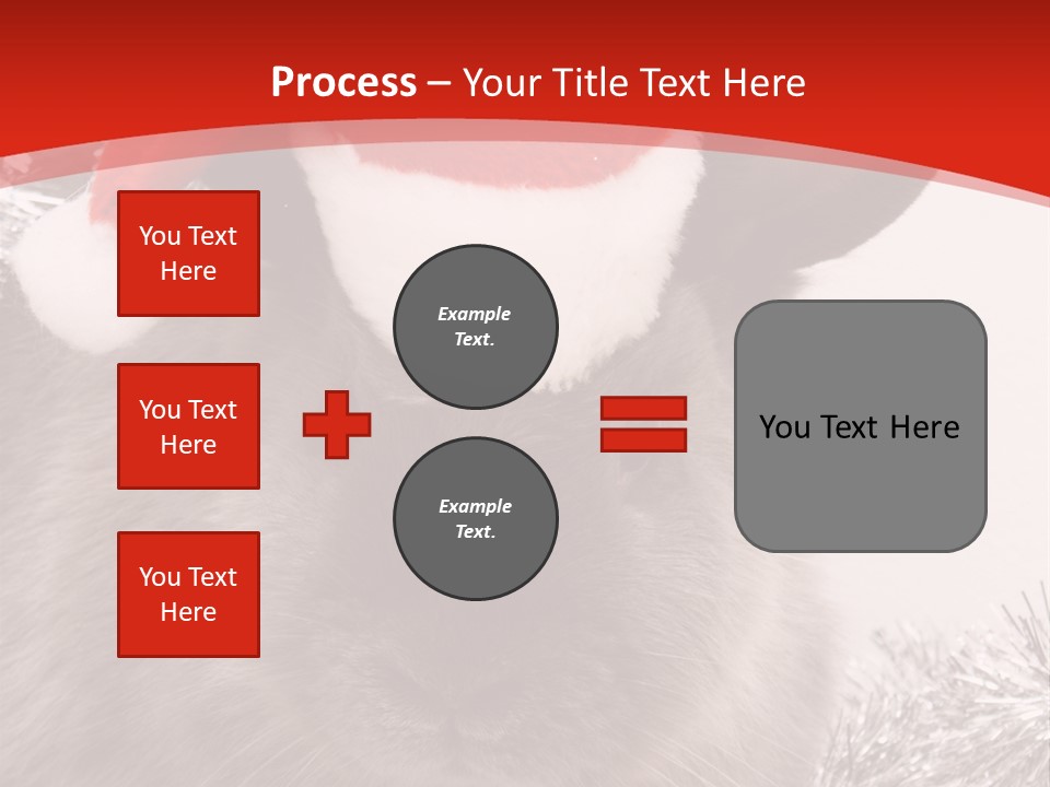 Bunny Pet Christmas PowerPoint Template