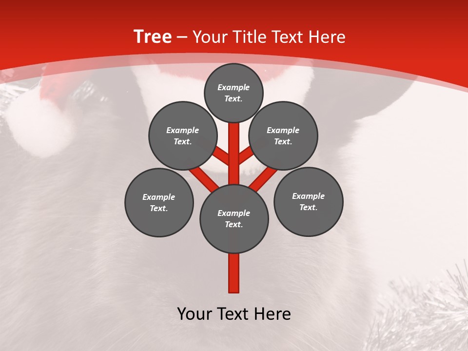 Bunny Pet Christmas PowerPoint Template