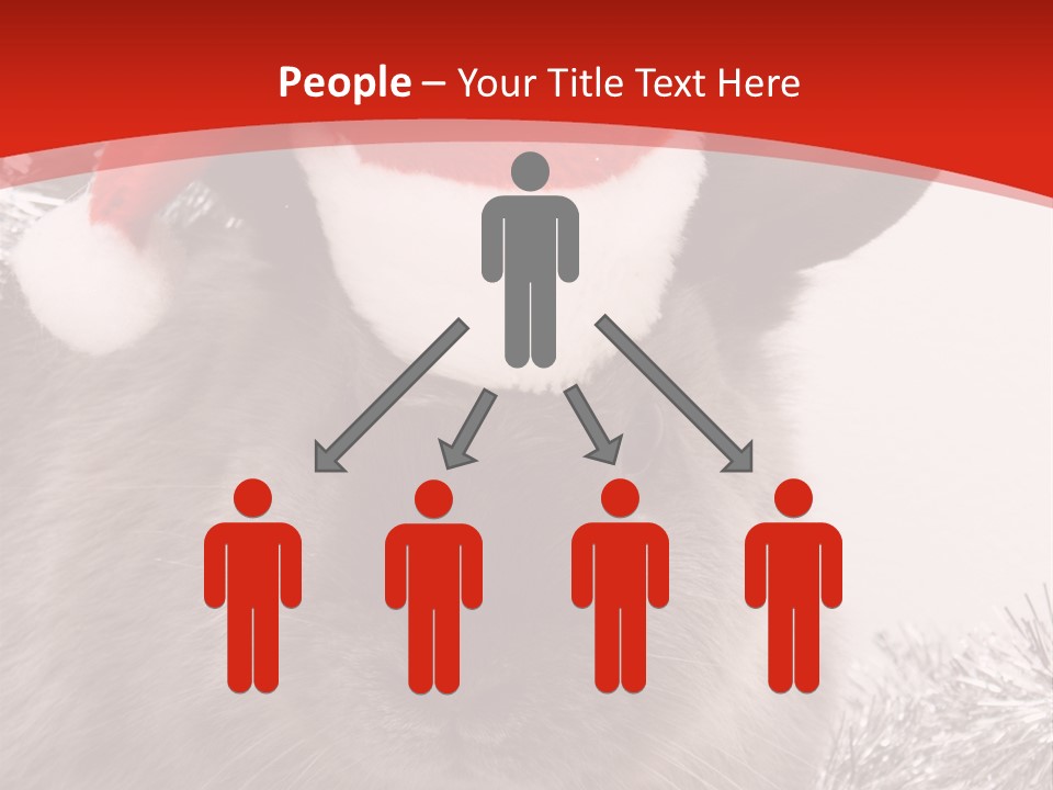 Bunny Pet Christmas PowerPoint Template