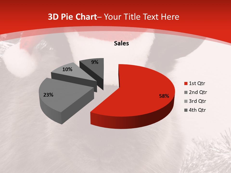 Bunny Pet Christmas PowerPoint Template