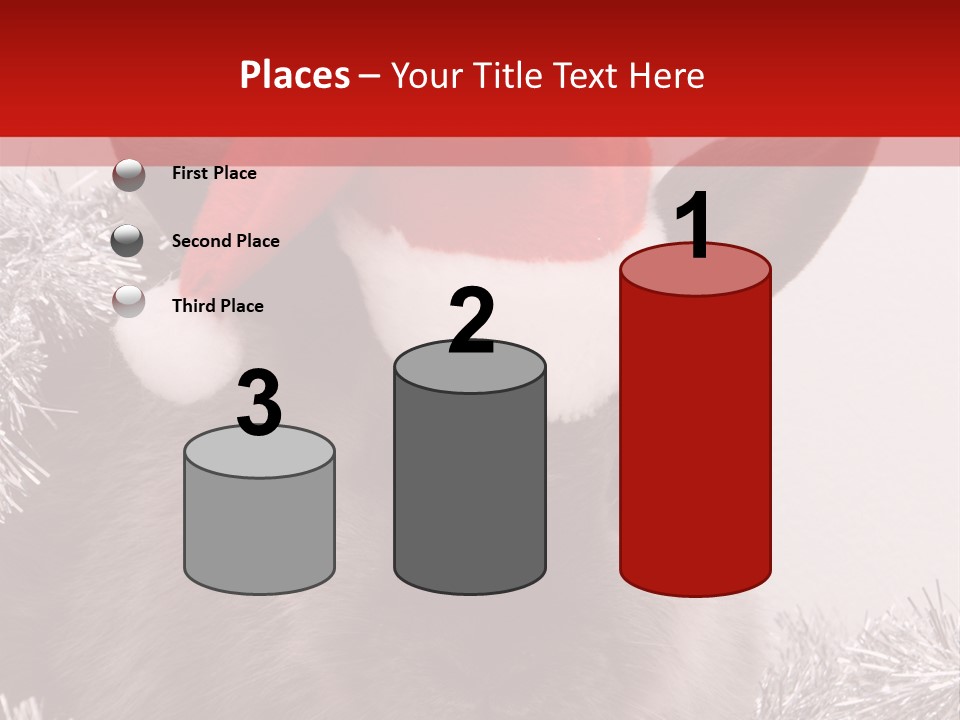 Animal Santa White PowerPoint Template