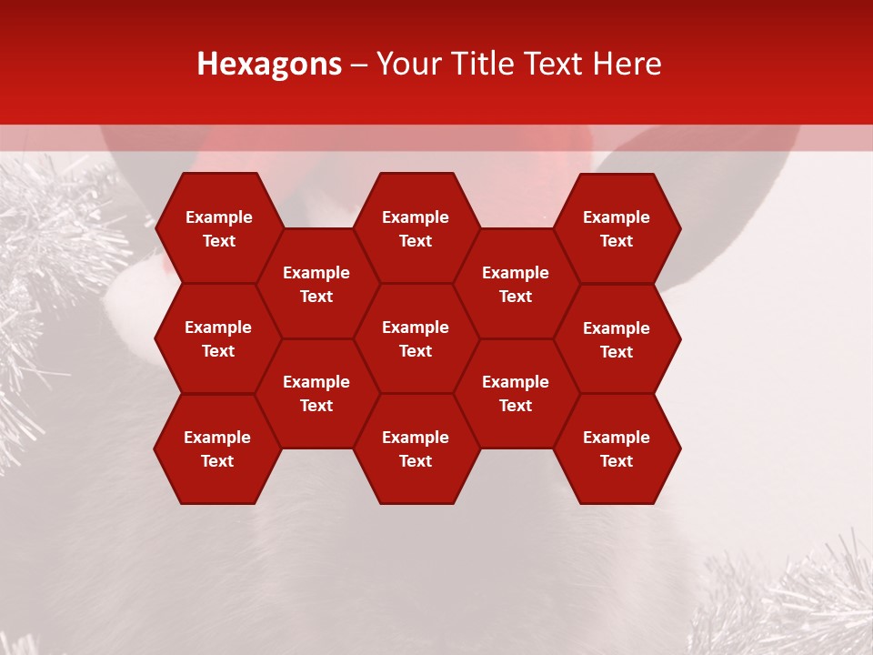 Animal Santa White PowerPoint Template