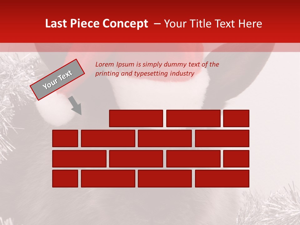 Animal Santa White PowerPoint Template